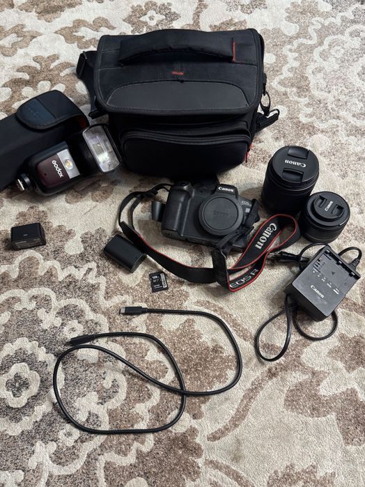 Canon EOS R с набором для съемки
