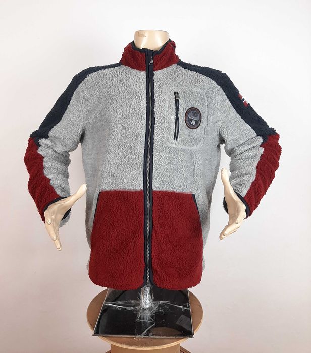 Napapijri Yupik Fleece - Оригинално мъжко поларено яке размер XL