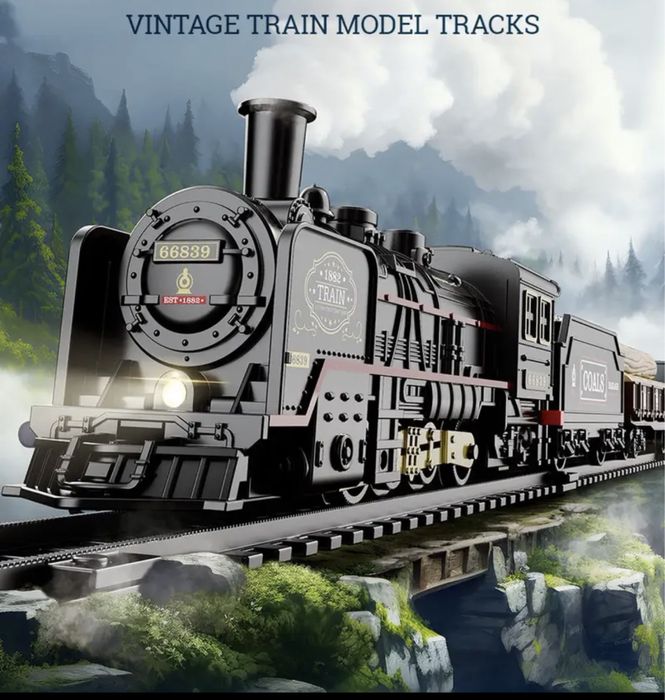 Локомотив поезд с железной дорога игрушка