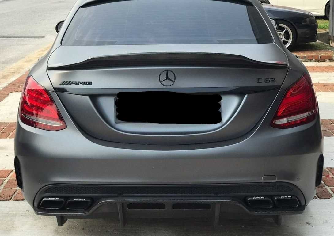 Eleron Portbagaj Mercedes C-class W205 Negru Lucios