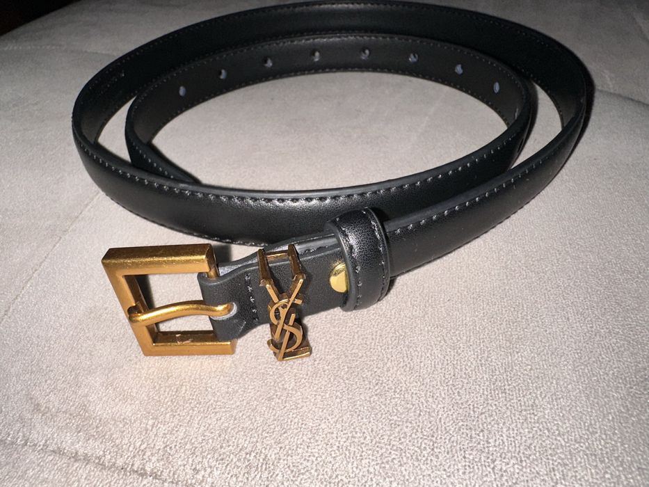 Колан YSL естествена кожа