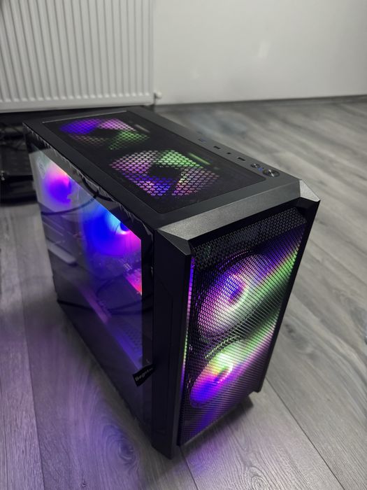 PC Gaming RGB – i3-8100, 16GB RAM, GTX 760 4GB, SSD 256GB + HDD 500GB