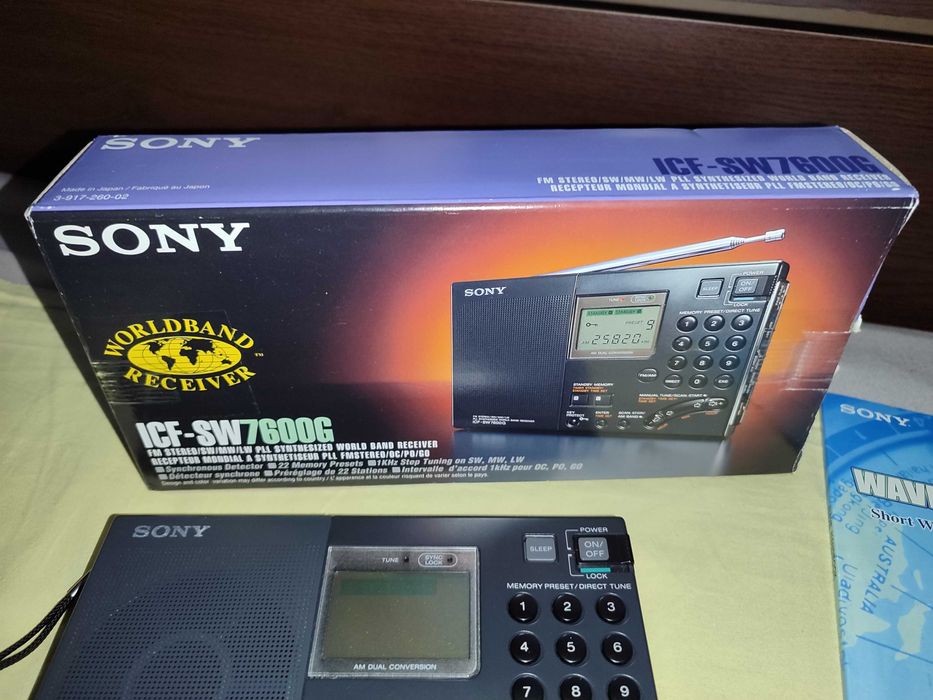 Радио Sony ICF-SW7600G FM Stereo/SW/MW/LW PLL World Radio.
