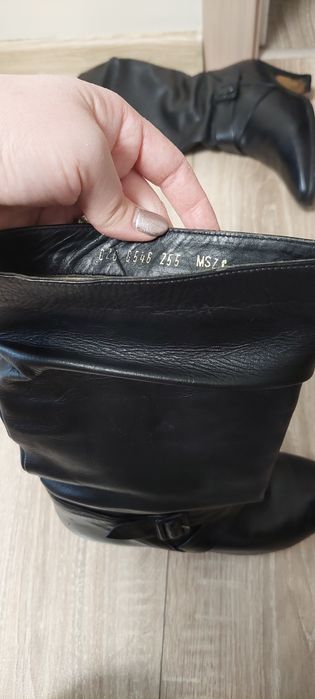 Cizme dama piele negre