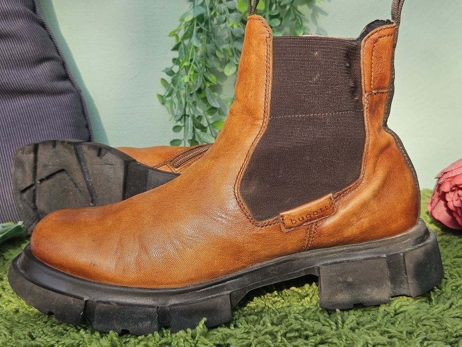 Bugatti ботуши от кожа N41