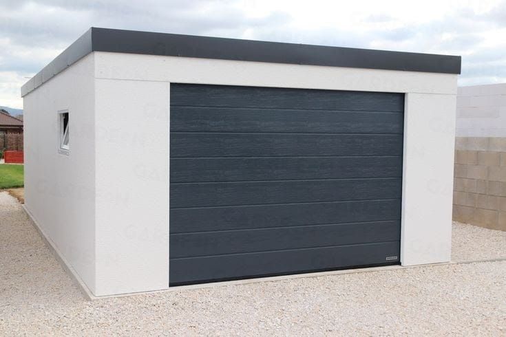 Facem garaje pe structură metalică din panouri sandwich  auto