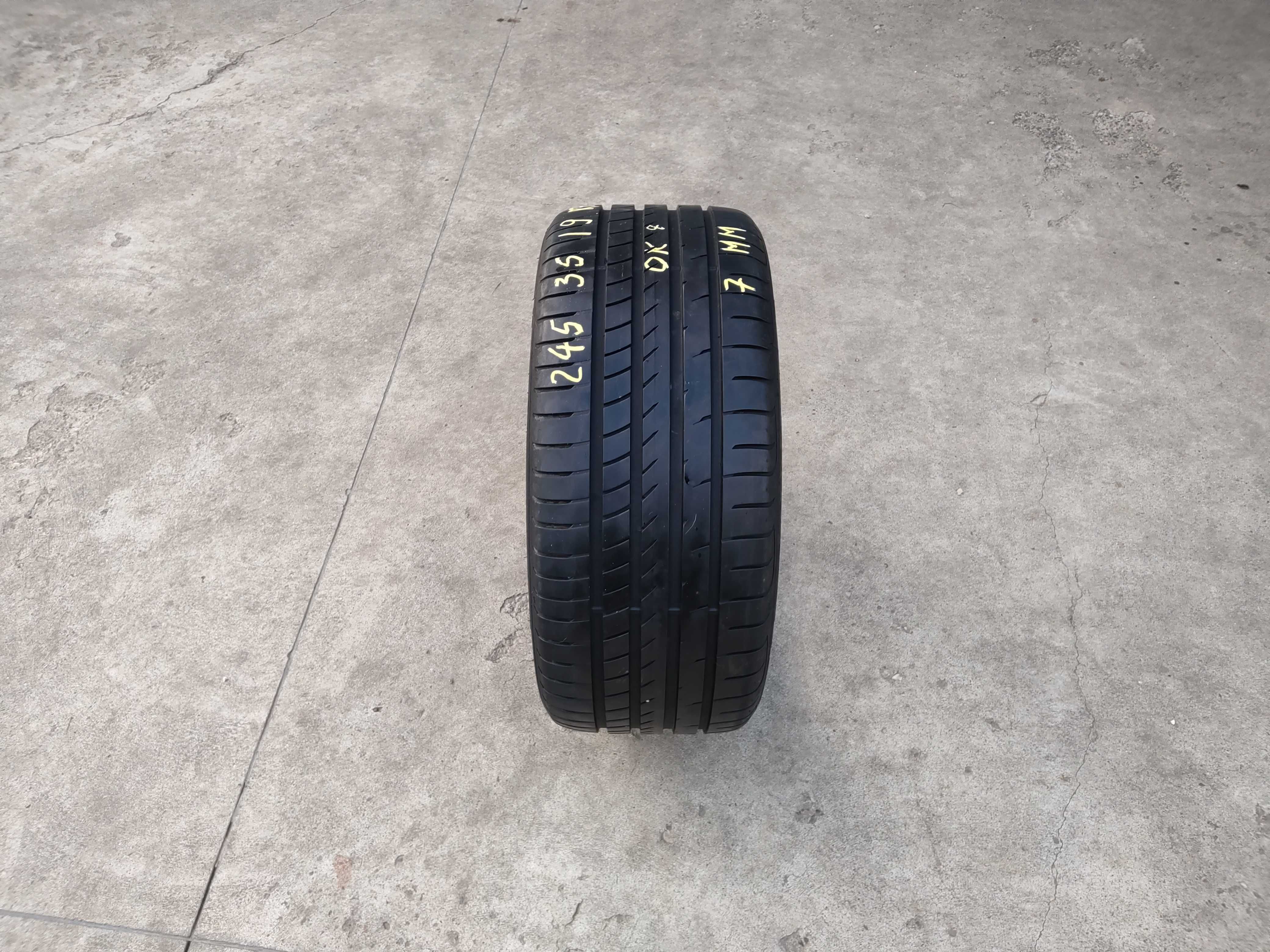 O anvelopa vara 245 35 19 goodyear asymmetric 2 run flat profil 7 mm