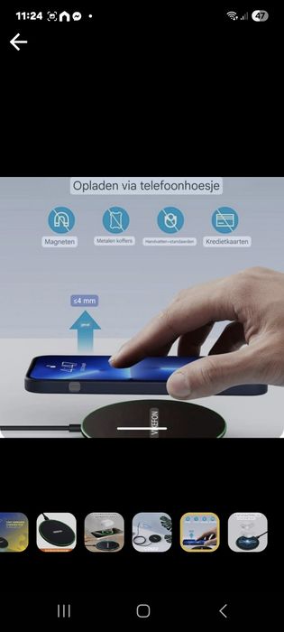 VIKEFON,Incarcator fără fir rapid