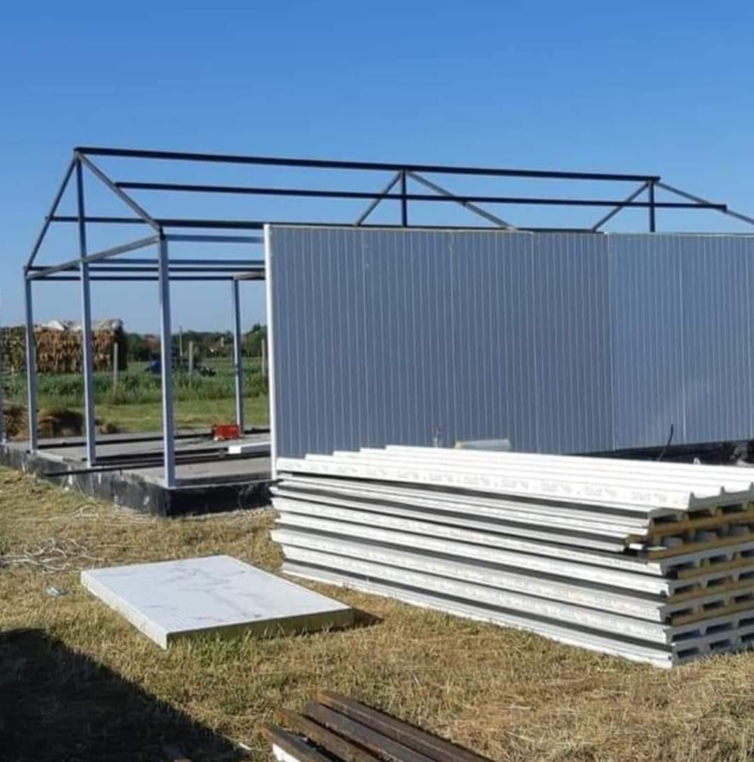 Vând hală metalică de pe stoc la preț producătorului