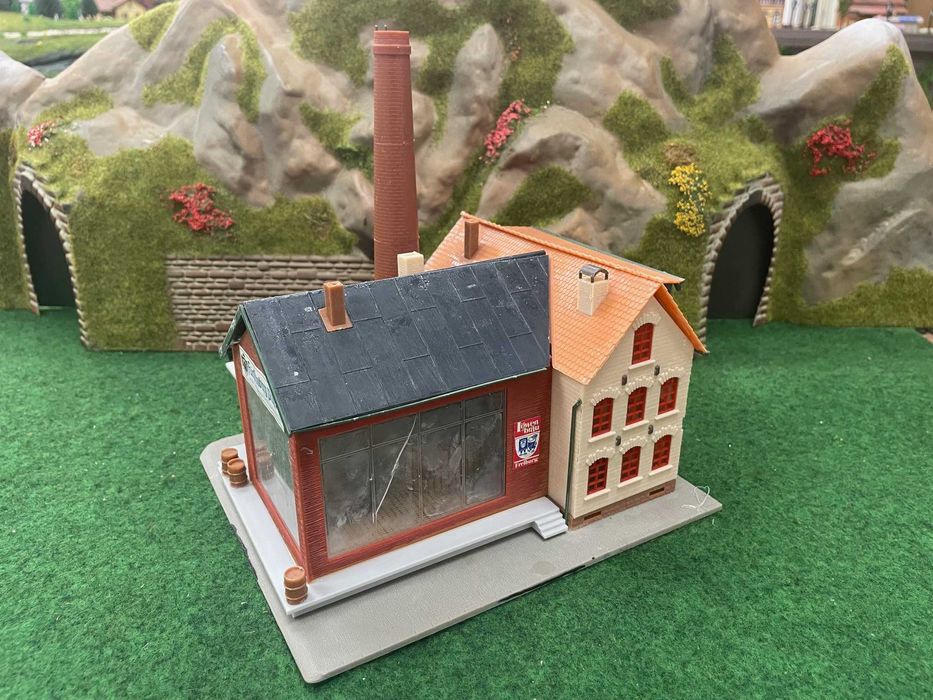 Сгради къщи за макет на влак диорама пост H0 1:87 ЖП моделизъм