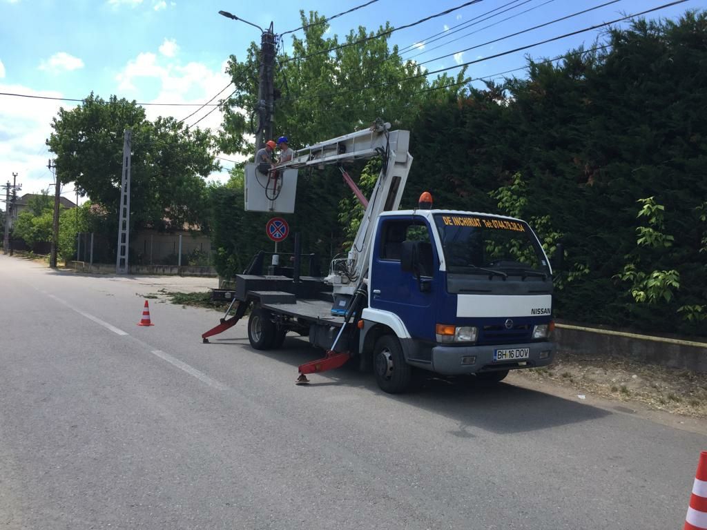 Servicii Nacela de închiriat, Lucrari la înălțime, Toaletari arbori,co