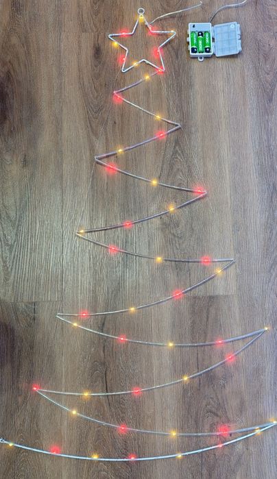 Decorațiune Brad Led 100 Leduri pe Baterii, Nou!