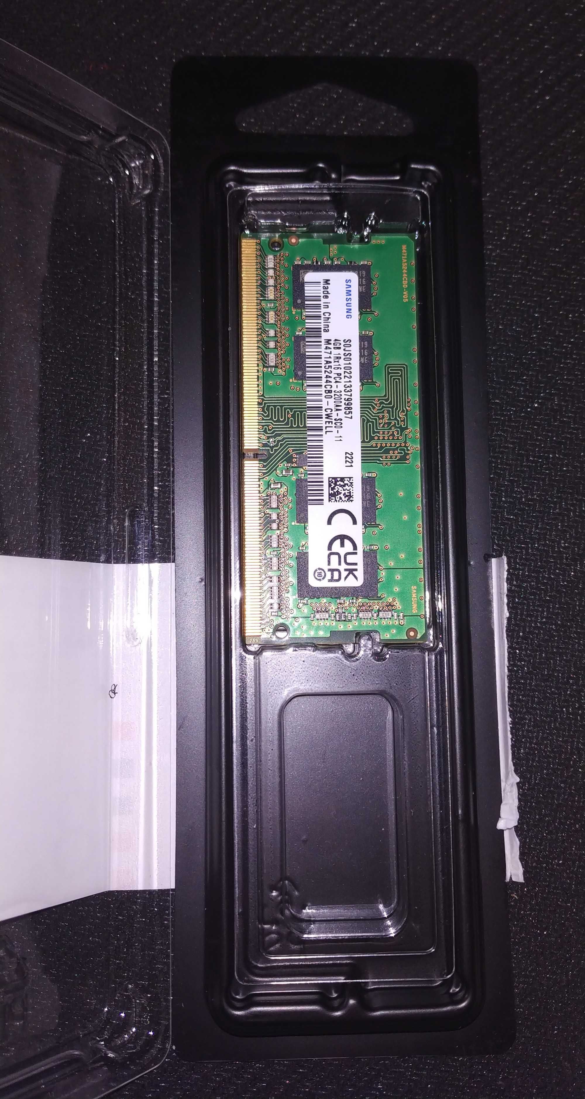 Memorie Laptop SAMSUNG  DDR4 - 4GB 3200mhz Noua(testata) -Bucuresti