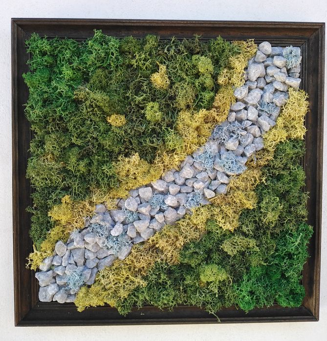 Картина пано със скандинавски мъх