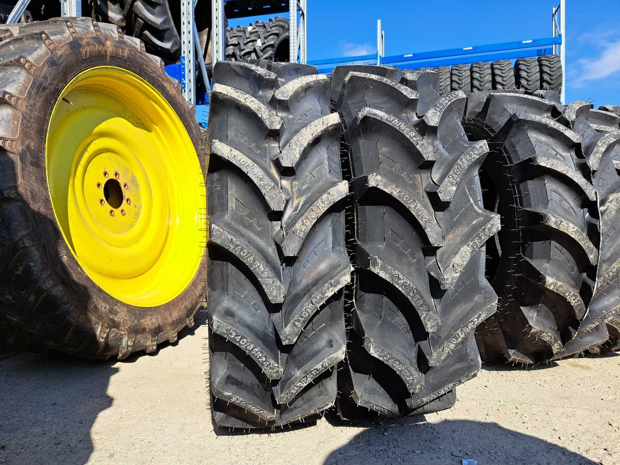 Cauciucuri radiale 340/85R24 PETLAS anvelope noi pentru TRACTOR