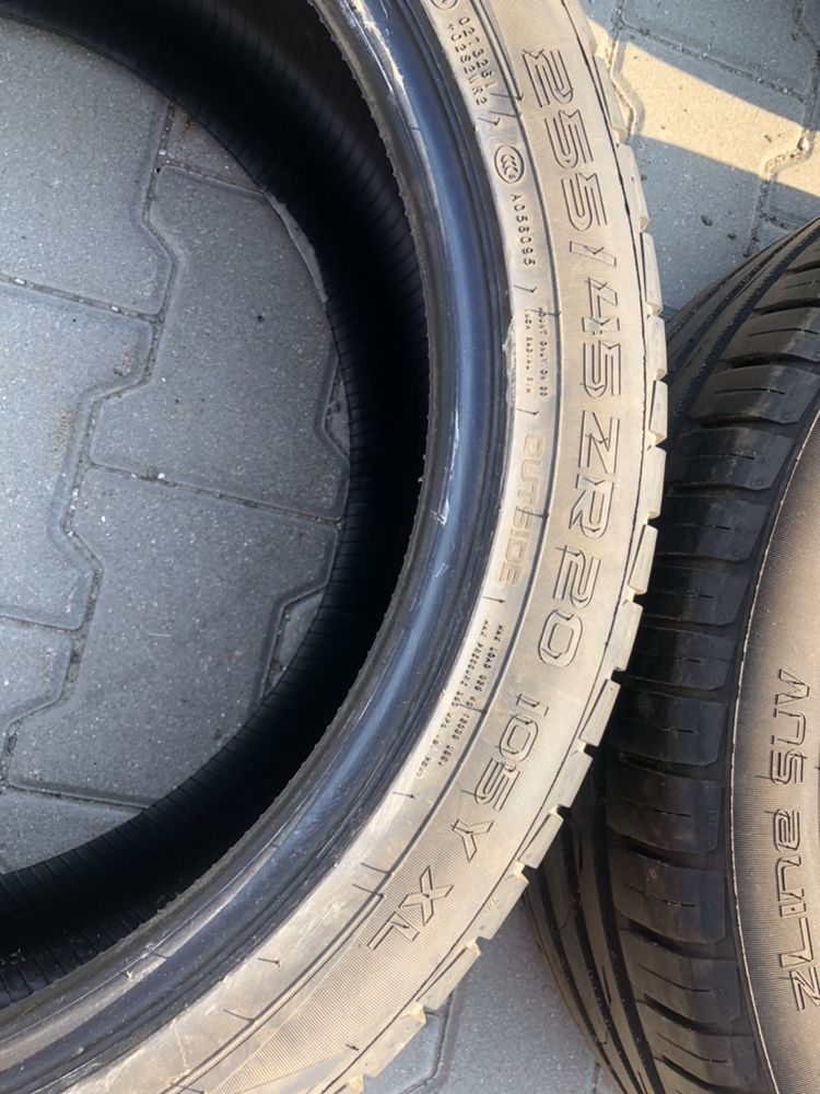 Летни гуми Nokian Zline SUV 255/45/20 ЦЕНАТА Е ЗА КОМПЛЕКТА!!!