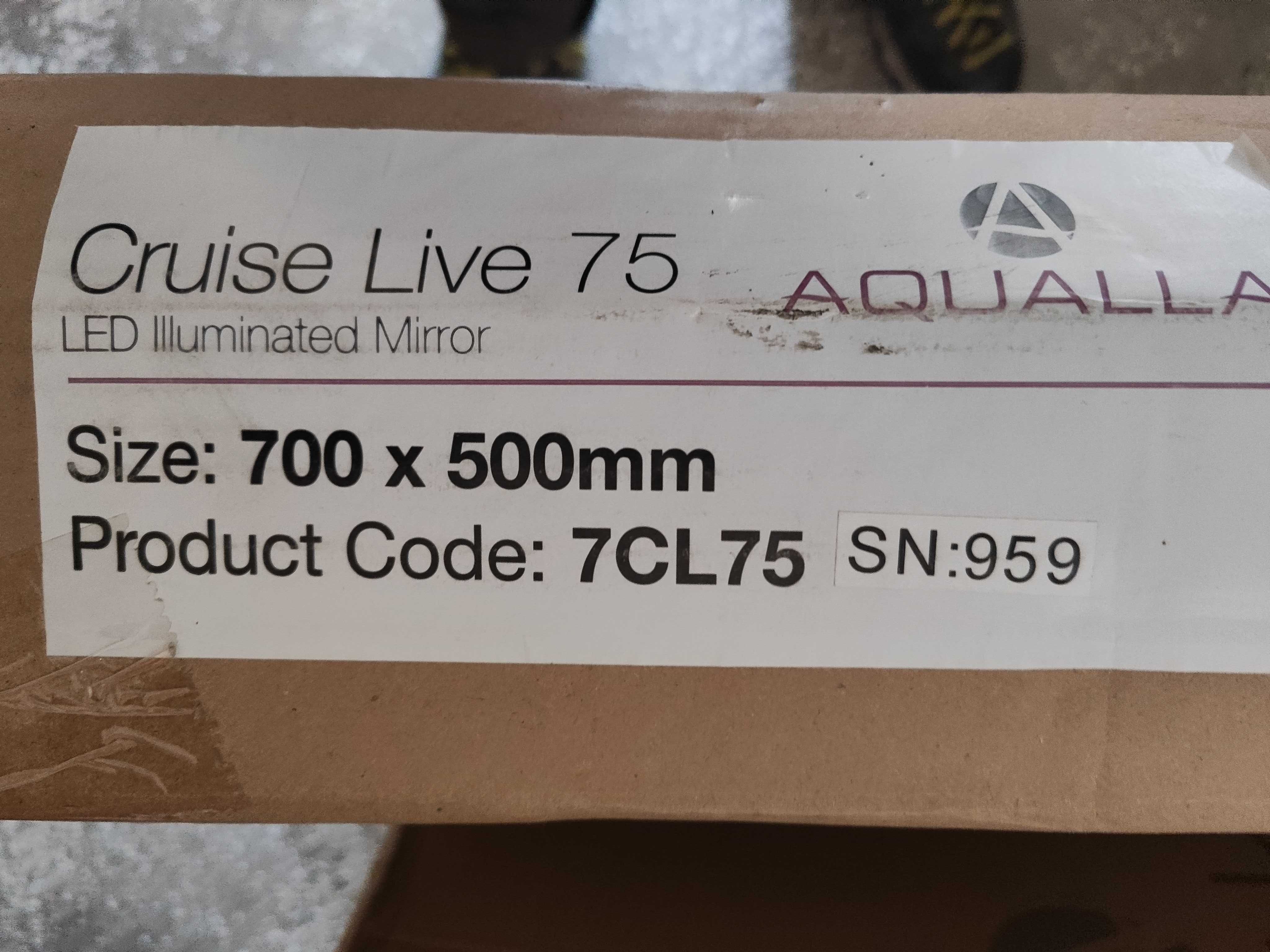 Ново лед огледало cruise live 75 баня подгряване, музика  bluetooth