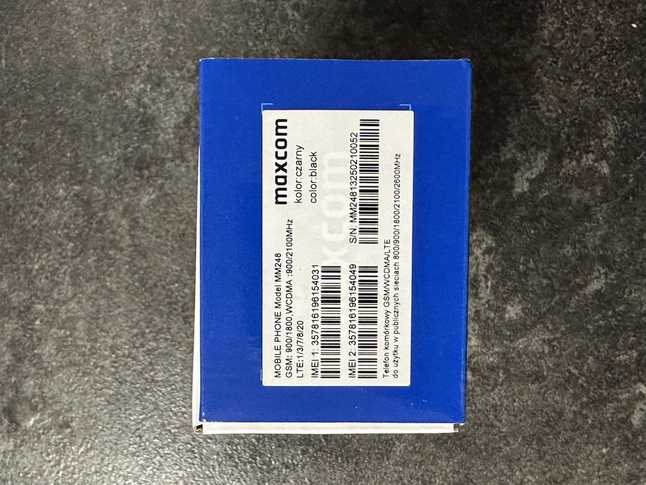 Maxcom  telefon varstnici