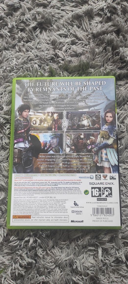 Transport 14 lei curier Joc/jocuri The Last Remnant Xbox360 original