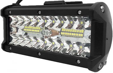Proiector auto cu 40 LED-uri SMD, 12V-24V/24W - lumina alb/rece