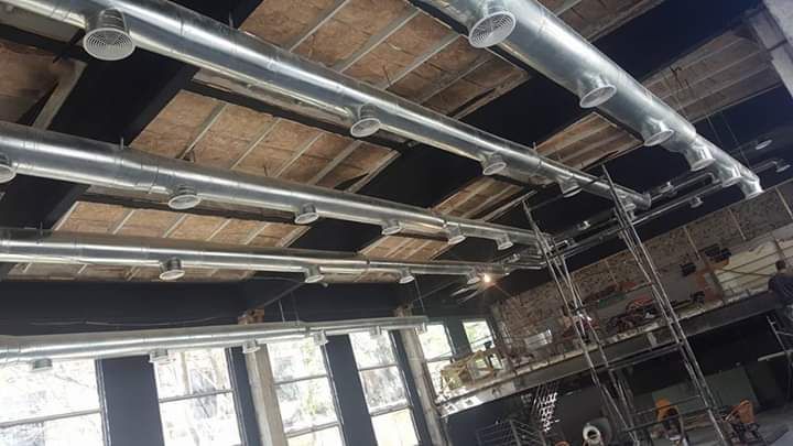 Вентиляция.монтаж. Установка зонт. Установка вентелятор