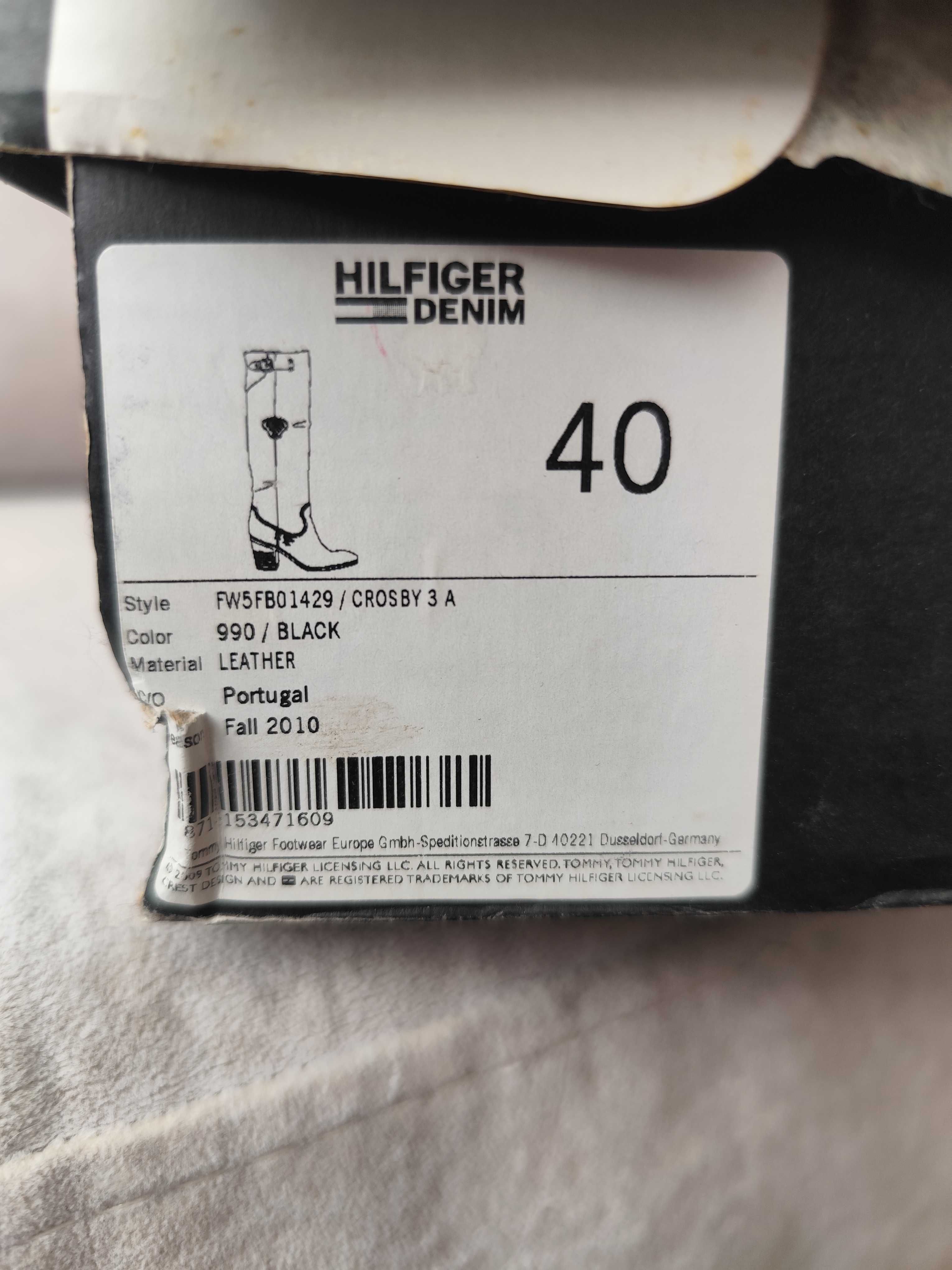 Кожени ботуши Tommy Hilfiger