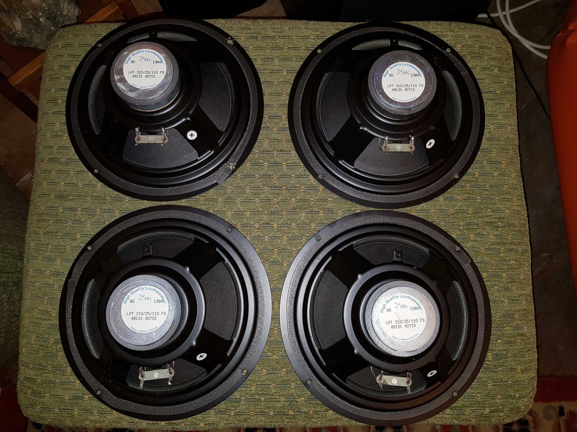 Difuzoare 21 cm ITT LPT 210/25/110 FS / 60W RMS / 8 ohm