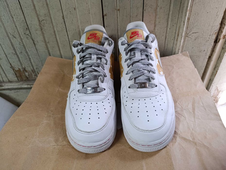 ''Nike Air Force 1 Low Metallic Gold Stars''оригинални маратонки 43 но