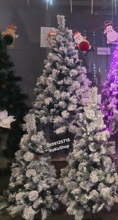 Елха/луксозна заснежена елха/луксозна елха/Коледна елха
