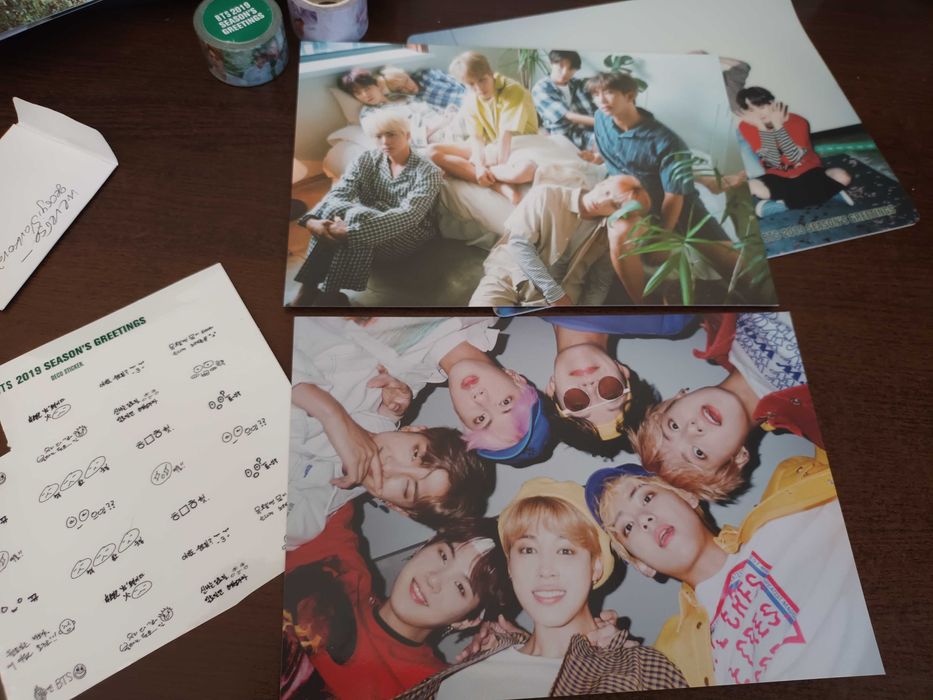 BTS season's greetings 2019