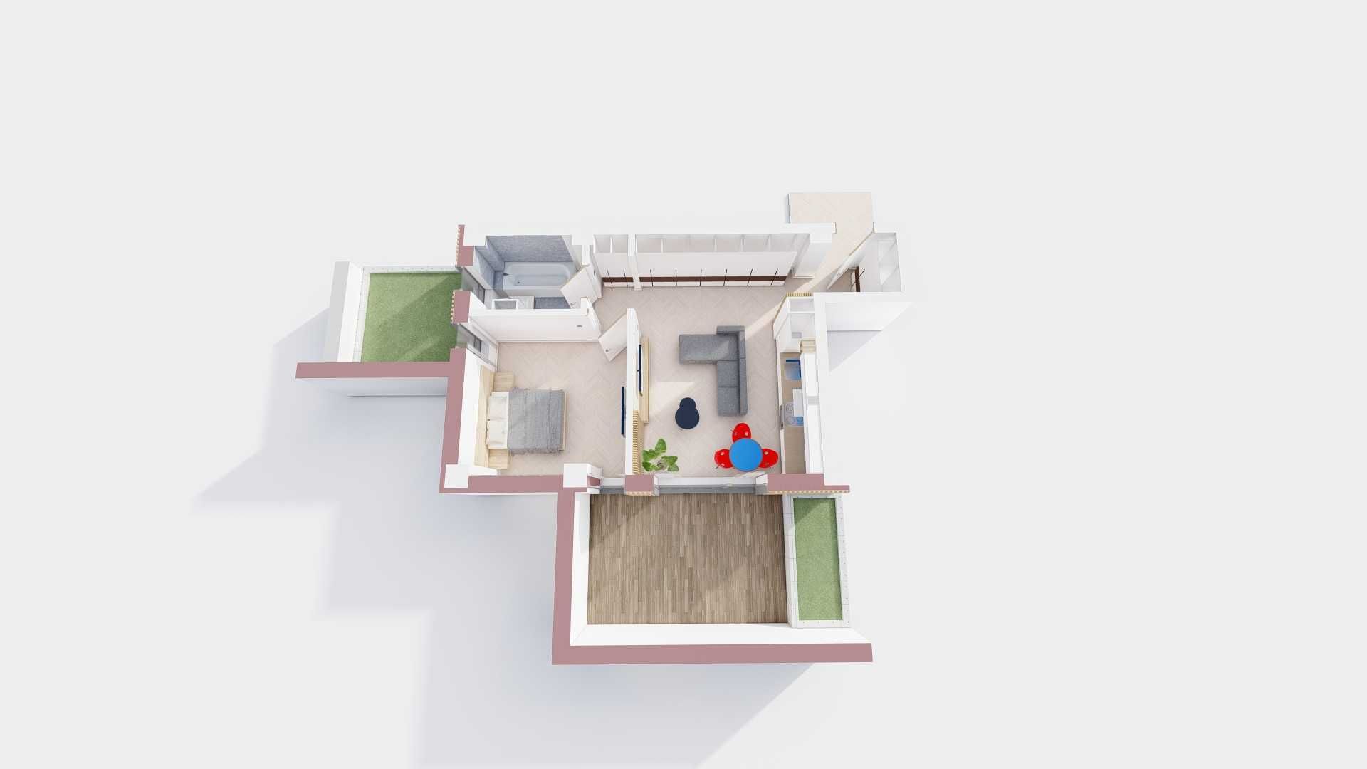 Apartament nou 44 m² | Direct de la dezvoltator – Comision 0%