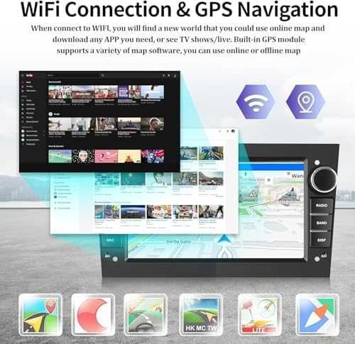 Нов Двоен DIN Android 13 CarPlay Радио за кола Opel Astra Corsa Zafira