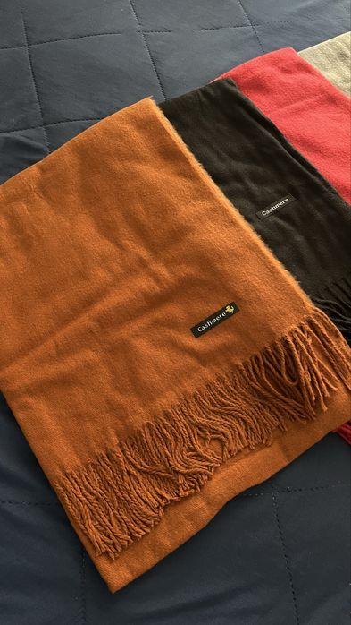 Кашемировые  палантины новые