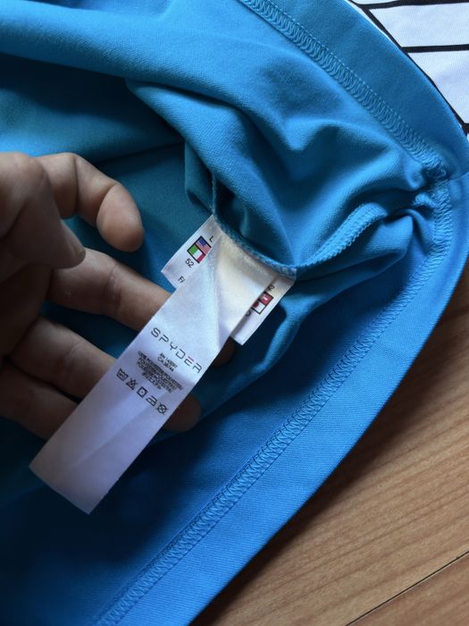 Pullover jumper bluza sweater long sleeve 1/2 zip Spyder linear web