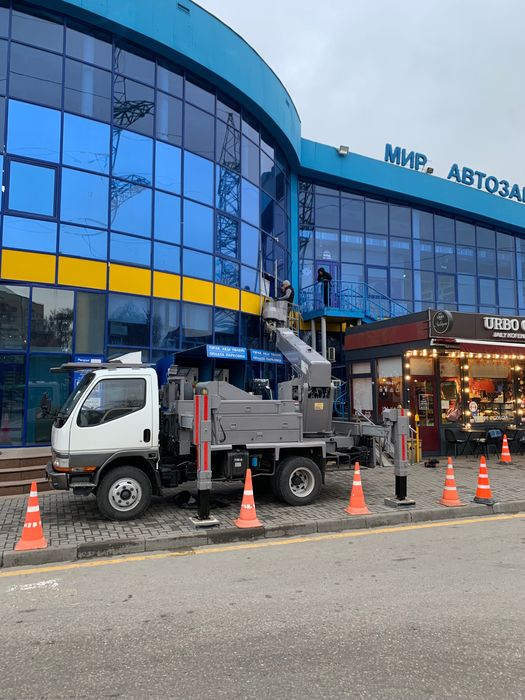 Услуги автовышки . Аренда автовышки. АГП. Кобра.