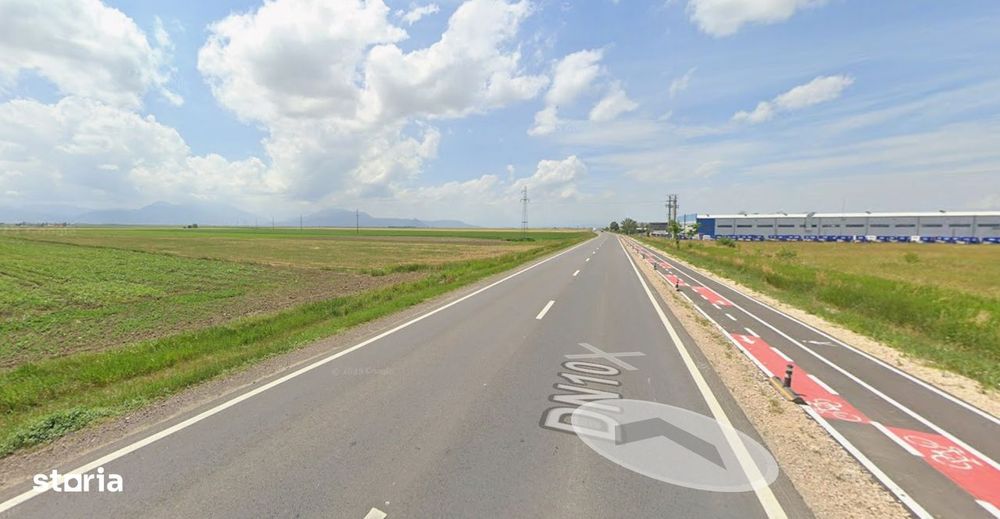 Teren 11600 mp, front asfalt DN10