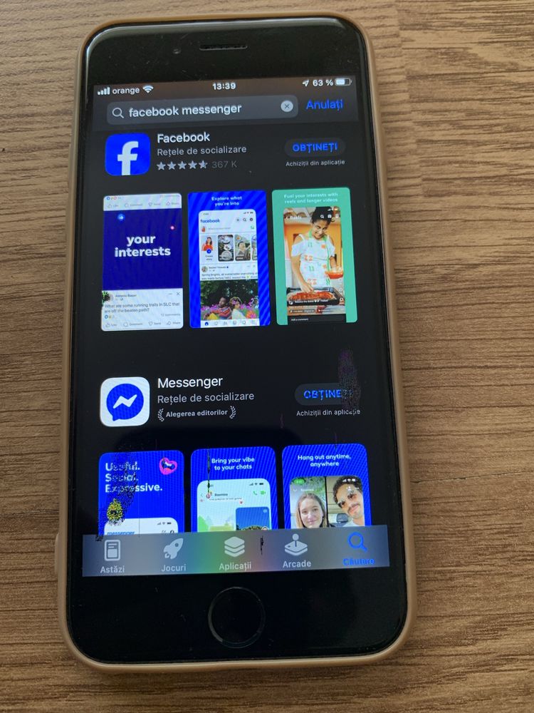 Telefon Apple iPhone 6S perfect functional vine cu incarcator si cablu