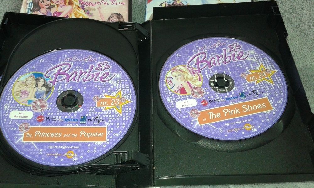 Colectie Completa DVD-uri cu Barbie 36 Filme Dublate in limaba romana