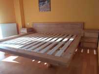 TRANSPORT GRATUIT.Pat matrimonial din lemn masiv cod 219