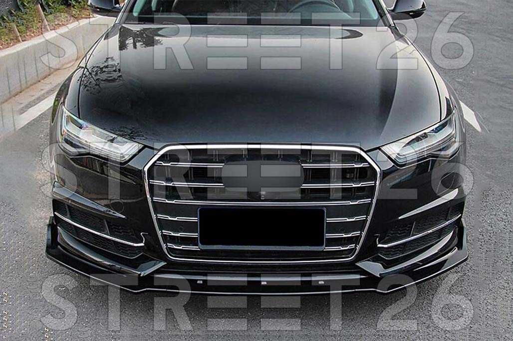 Prelungire Bara Fata Audi A6 C7 4G Facelift (2015-2018) Negru Lucios