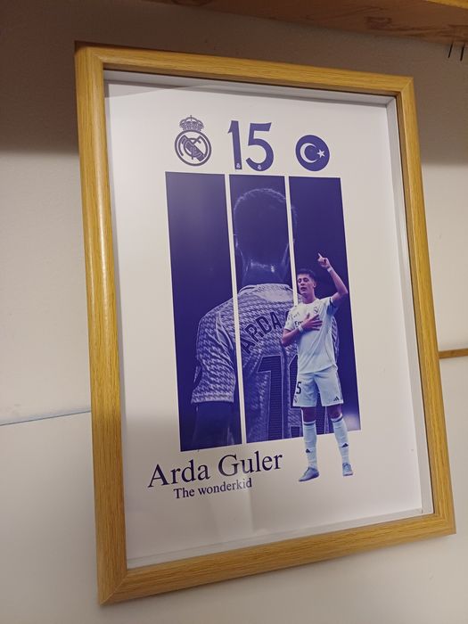 Tablou cu Arda Guler personalizat