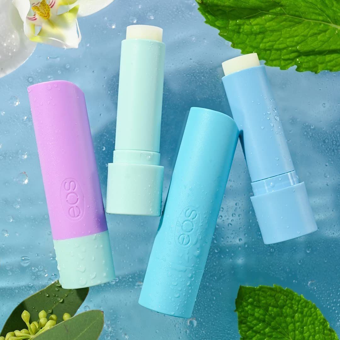 eos Super Soft Shea Бальзам для губ в стиках — набор Minty Cool Variet