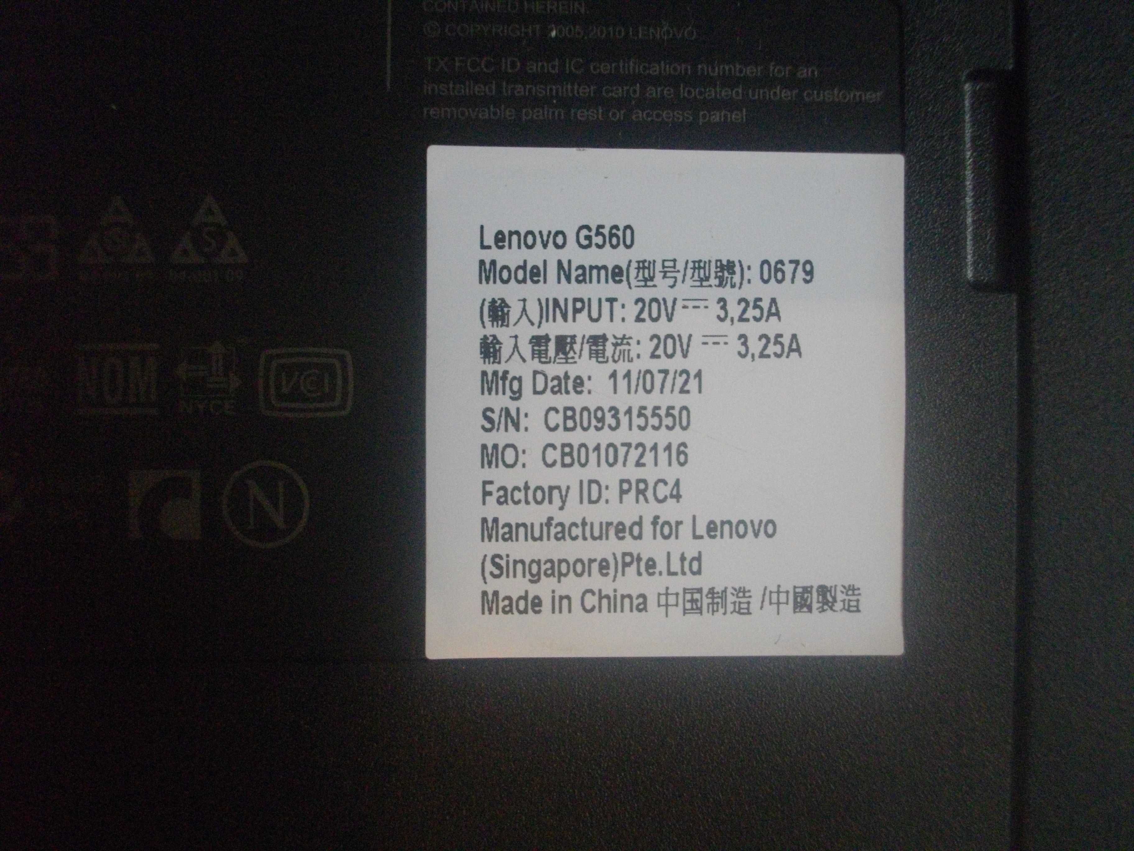 15,6" Lenovo C560-Intel Core i5-2,67MHz-RAM4GB-32GB SSD-Отличен Лаптоп