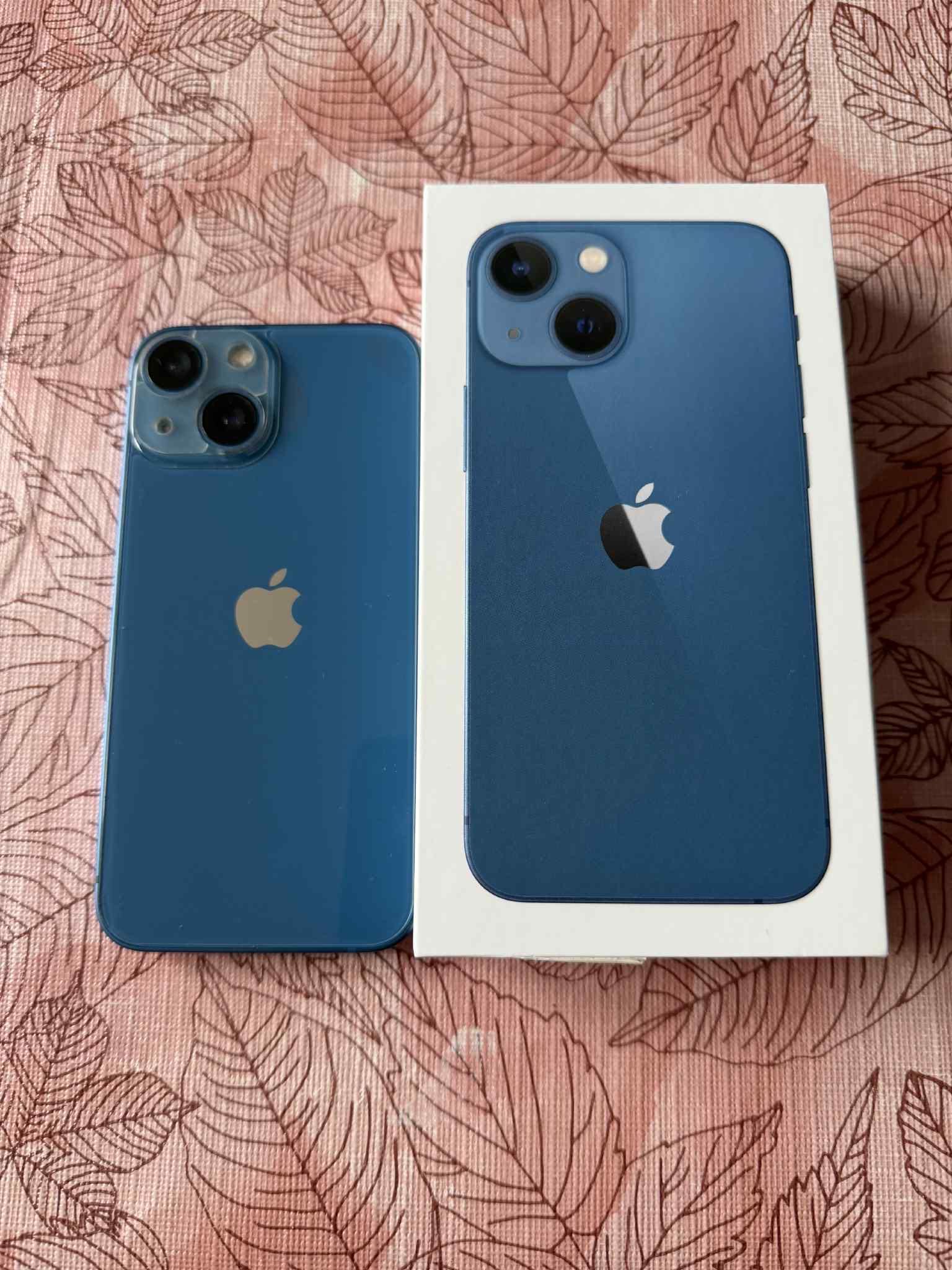 Iphone 13 mini /128gb син . Живот на батерията 86