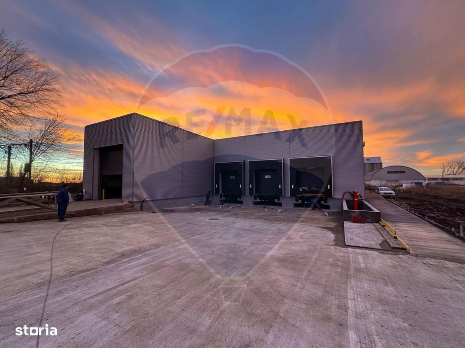 Spațiu industrial, hala moderna Fundulea - acces la calea ferata