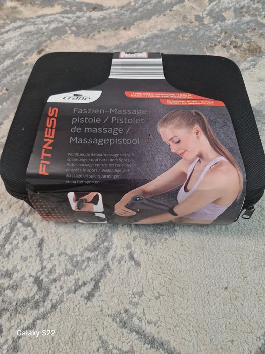 Pistol de masaj fascial "GOOD" cu 20 viteze și 9 capete (inclusiv răci