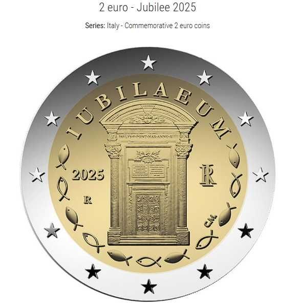 Сет 2 евро монети (възпоменателни) 2023-2025 / 2 Euro Coins