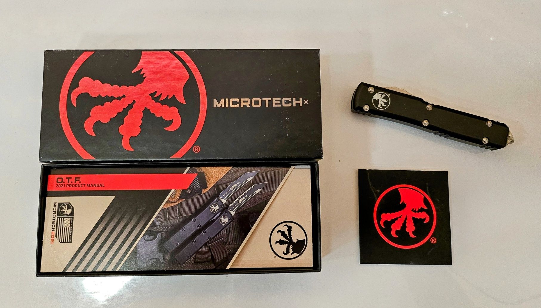 Cutit / Briceag MicroTech model UltraTech Black Edition