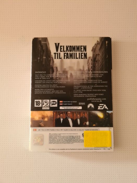 The Godfather Limited Edition 2 Disc Set Steelbook Joc Ps2 PlayStation