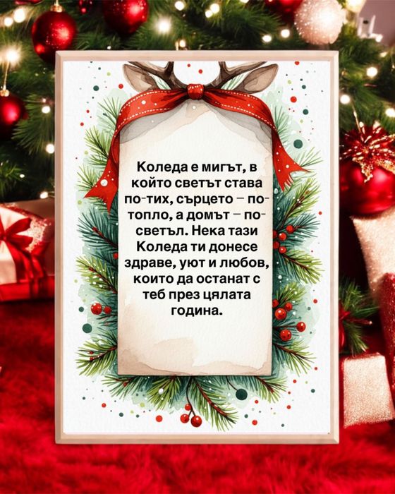 Послание в рамка